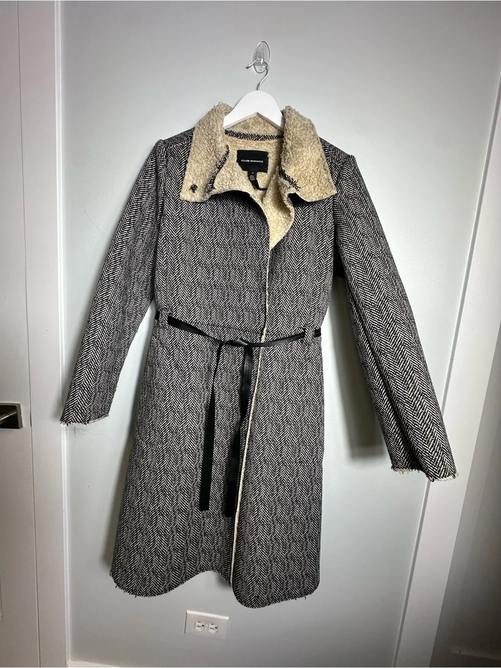 Club Monaco Wool Button Coat Size S/P